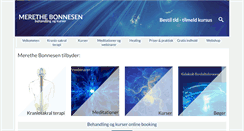 Desktop Screenshot of merethebonnesen.dk